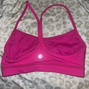 Lululemon Sonic Pink Flow Y Bra